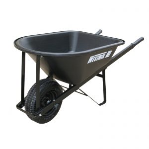 HEAVY TRADE 100L POLY TRAY 6.5" WHEEL