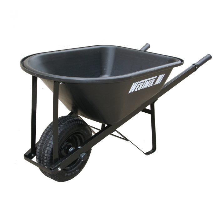 HEAVY TRADE 100L POLY TRAY 6.5" WHEEL