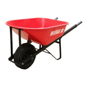 HEAVY TRADE 100L STEEL TRAY 6.5" WHEEL